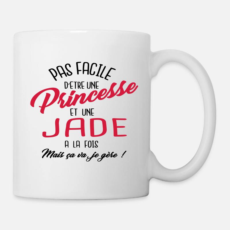 Princesse et Jade - Mug blanc - blanc