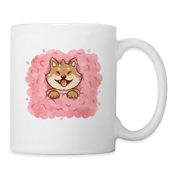 Cotton Candy Shiba Inu - Mug blanc - blanc - Droite