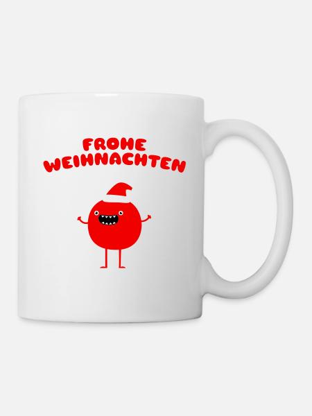 Funny Santa Claus - Merry Christmas - Mug - white