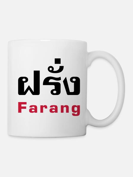 Farang / thaï pour Occidental - Mug blanc - blanc
