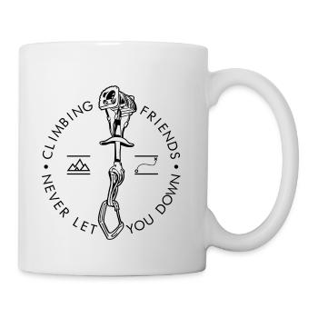 Kletterfreunde - Tasse - Weiß - Rechts