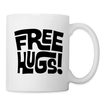 free hugs - Mug - white - Right