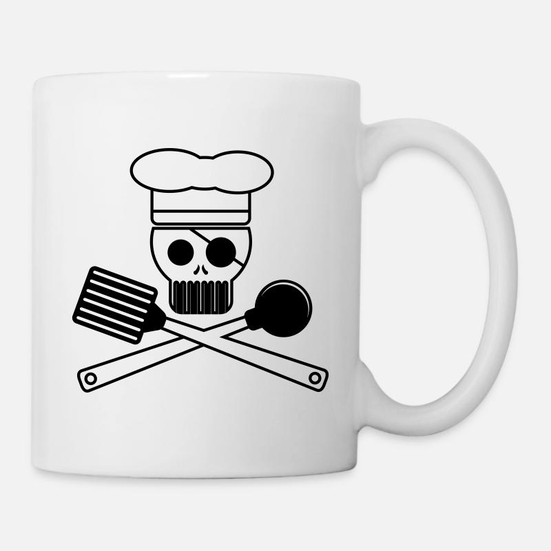 Cuisine Pirate T-shirts, pulls et accessoires - Mug blanc - blanc