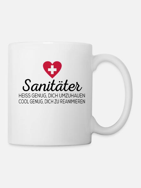 Sanitäter - Tasse - Weiß