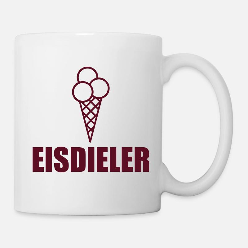 Eisdieler - Tasse - Weiß