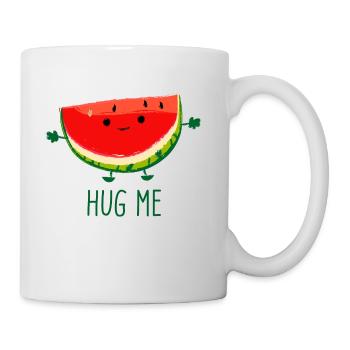 melon drôle - Mug blanc - blanc - Droite