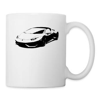 shadow car - Mug blanc - blanc - Droite