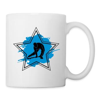 Hockey Star - Mug blanc - blanc - Droite