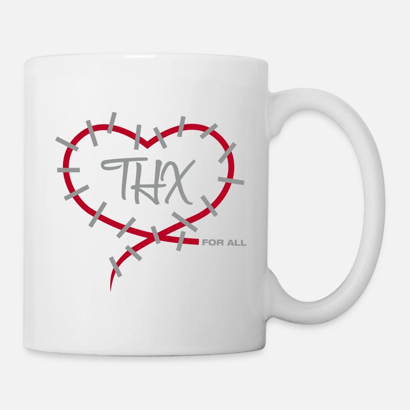 Merci pour tout - Mug blanc - blanc