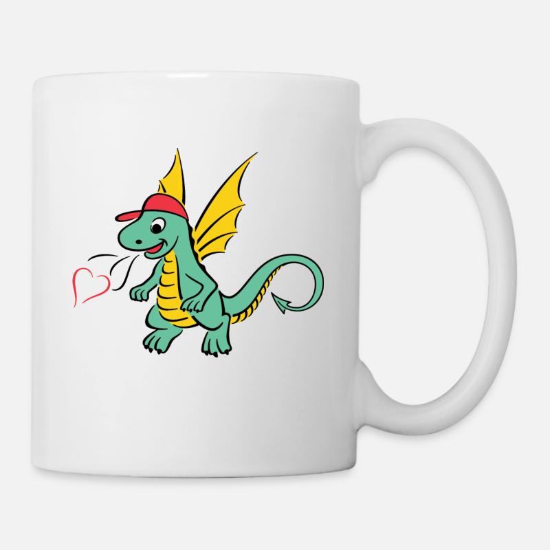 Petit dragon - Mug blanc - blanc