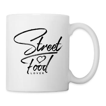 Amoureux de la street food - Mug blanc - blanc - Droite