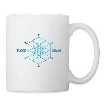 Blockchain Cubic - Mug - white - Right