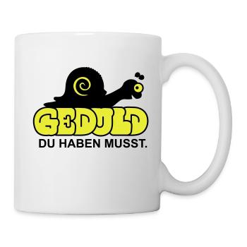 Geduld du haben musst (2c) - Mug - white - Right