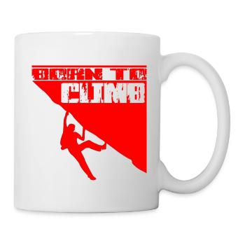 Born To Climb Red - Mug blanc - blanc - Droite
