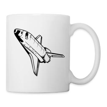 Spaceship Spaceshuttle Astronaut NASA Spaceflight - Mug - white - Right