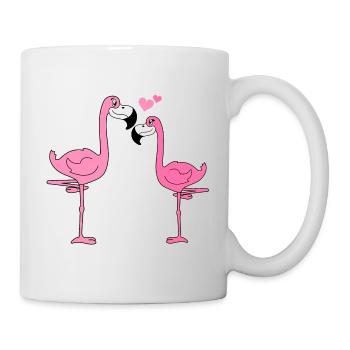 Flamingo Love - Mug - white - Right