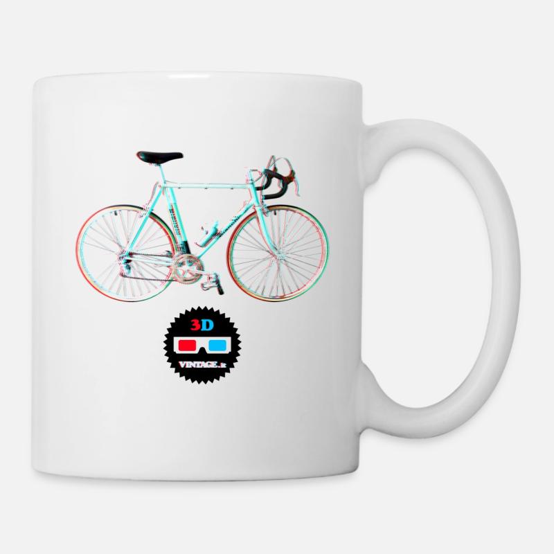 Vintage - Bianchi 3D - Mug blanc - blanc