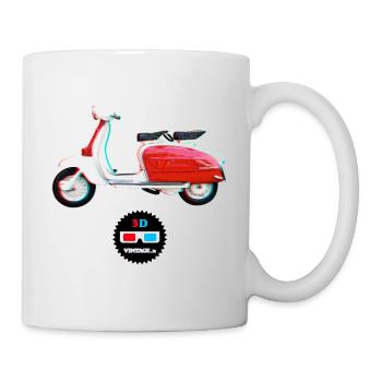 Vintage - Lambretta 3D - Mug - white - Right