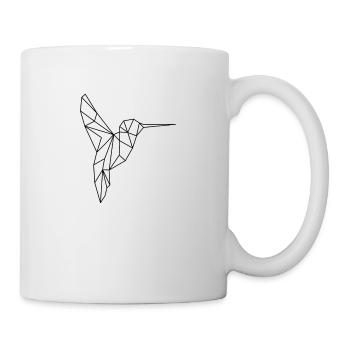 Bird Hummingbird Geometric - Mug - white - Right