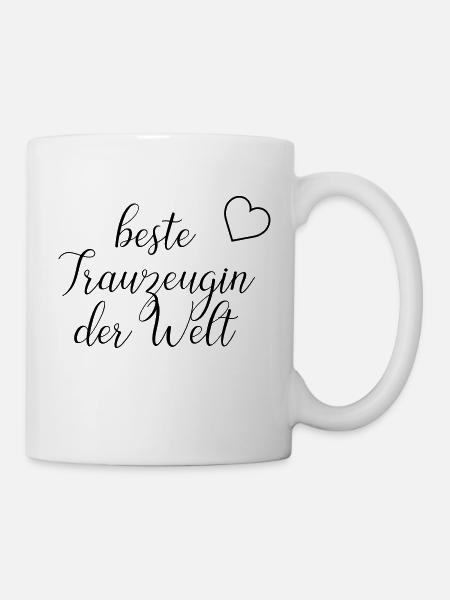 meilleure demoiselle d'honneur du monde - Mug blanc - blanc