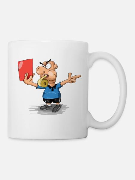 Lustiger Schiedsrichter Geschenk - Tasse - Weiß