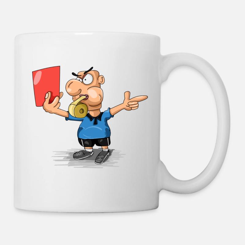 Lustiger Schiedsrichter Geschenk - Tasse - Weiß