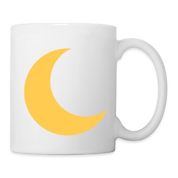 Mond - Tasse - Weiß - Rechts