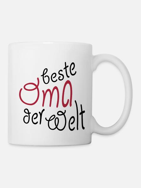 Cadeau pour grand-maman - meilleure grand-maman du - Mug blanc - blanc