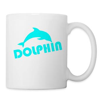 Delphin - Tasse - Weiß - Rechts