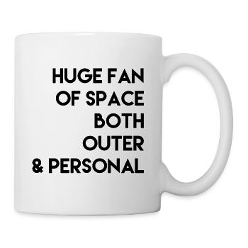 Fan Of Space Geschenk Idee - Tasse - Weiß - Rechts