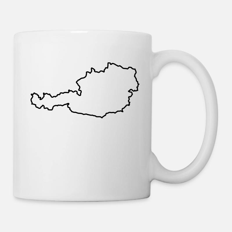 Österreich - Tasse - Weiß
