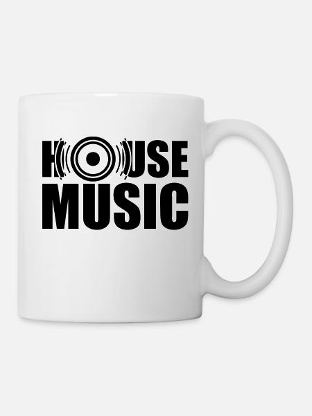 House Music, House musique - Mug blanc - blanc