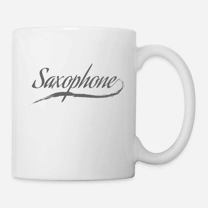 saxophone - Mug blanc - blanc