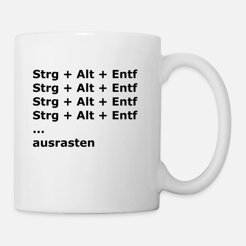 Strg Alt Entf - Tasse - Weiß
