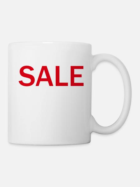 vente - Mug blanc - blanc