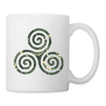 keltisches symbol triskele e 226 - Tasse - Weiß - Rechts