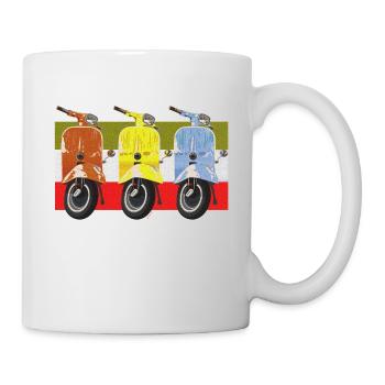 Roller - Tasse - Weiß - Rechts