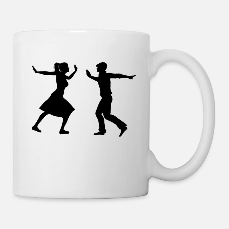 Lindy Hop Swing Danse Danse Danse Shag Boogie - Mug blanc - blanc