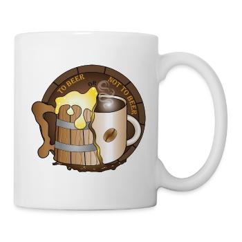 Zum Bier oder nicht zum Bier - Tasse - Weiß - Rechts