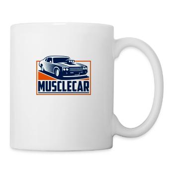 muscle car - Tasse - Weiß - Rechts