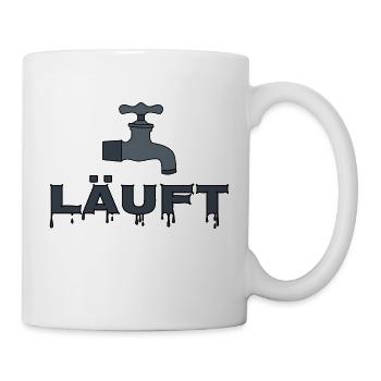 Faucet running - Mug - white - Right