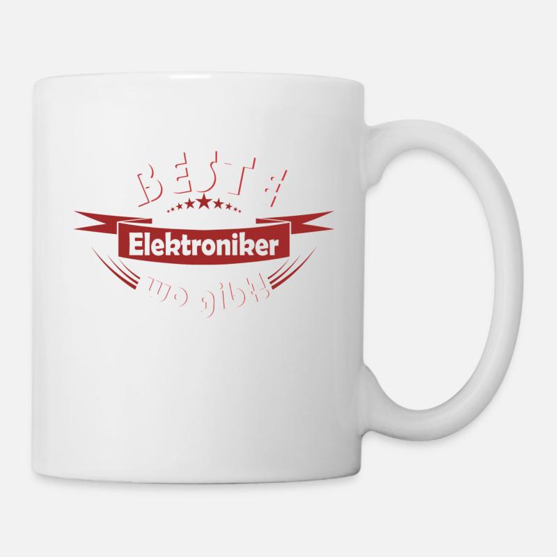 Elektroniker - Tasse - Weiß