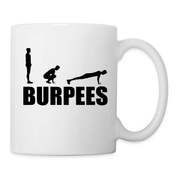 burpees - Mug - white - Right