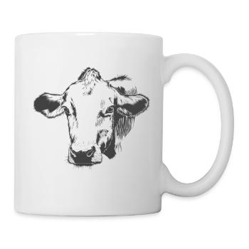 vache - Mug blanc - blanc - Droite