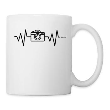 Heartbeat Heatbeat camera / camera / photographer - Mug - white - Right