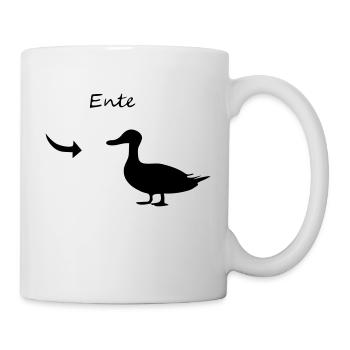 canard - Mug blanc - blanc - Droite