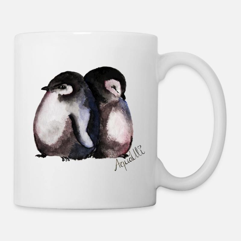 penguins - Mug - white