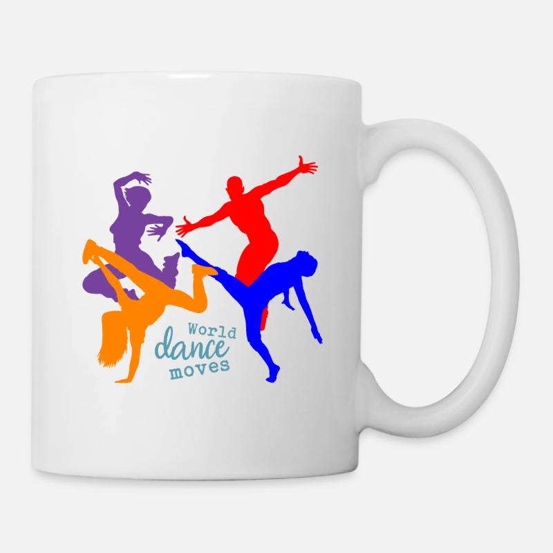 Danse du monde se déplace danser - Mug blanc - blanc