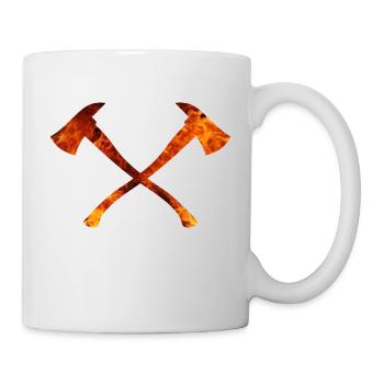 Pompiers - Mug blanc - blanc - Droite