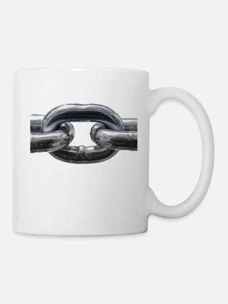 Kette - Tasse - Weiß